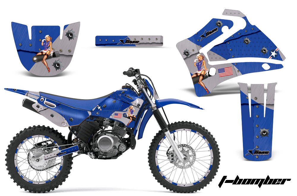 Yamaha TTR125 Graphics Kit TB BL NPs